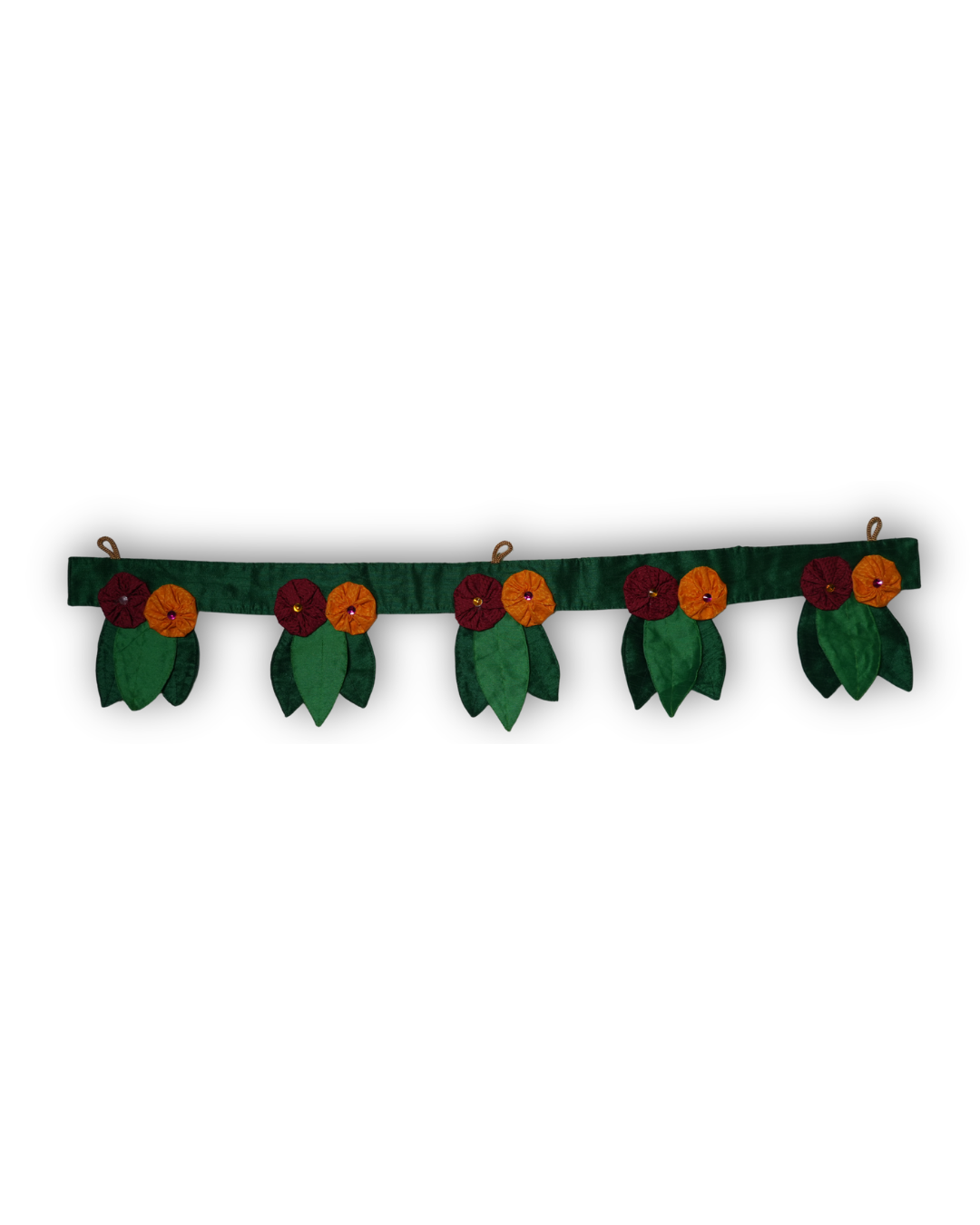 3 Pan Toran With Woolen Flowers