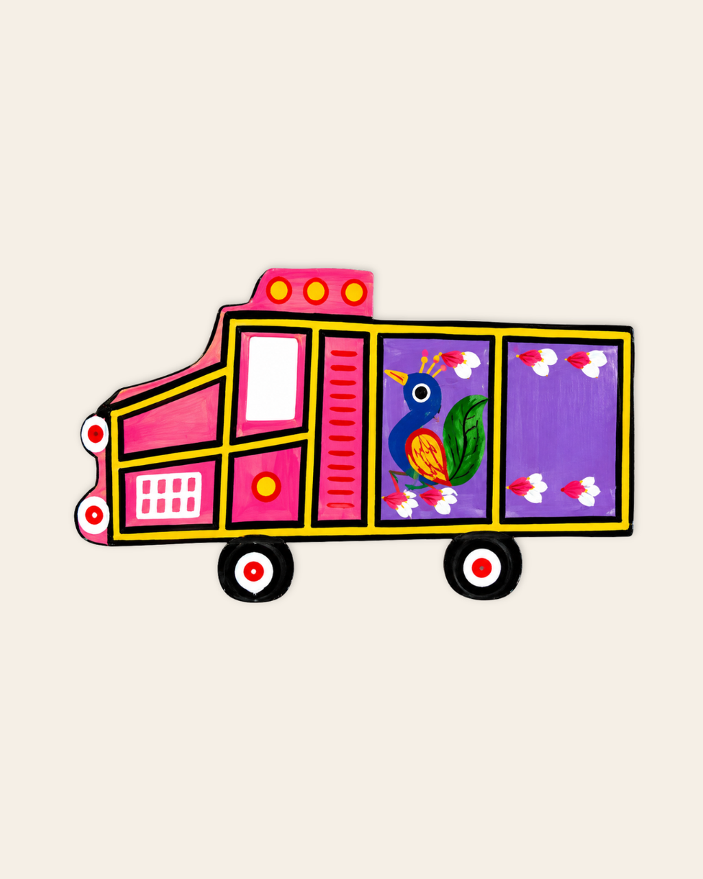 Mini Magnet Truck - Pink
