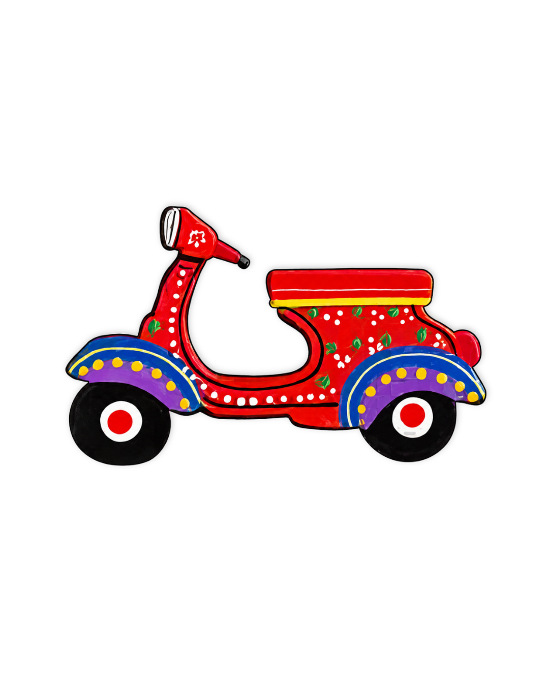 Mini Magnet Scooter - Red