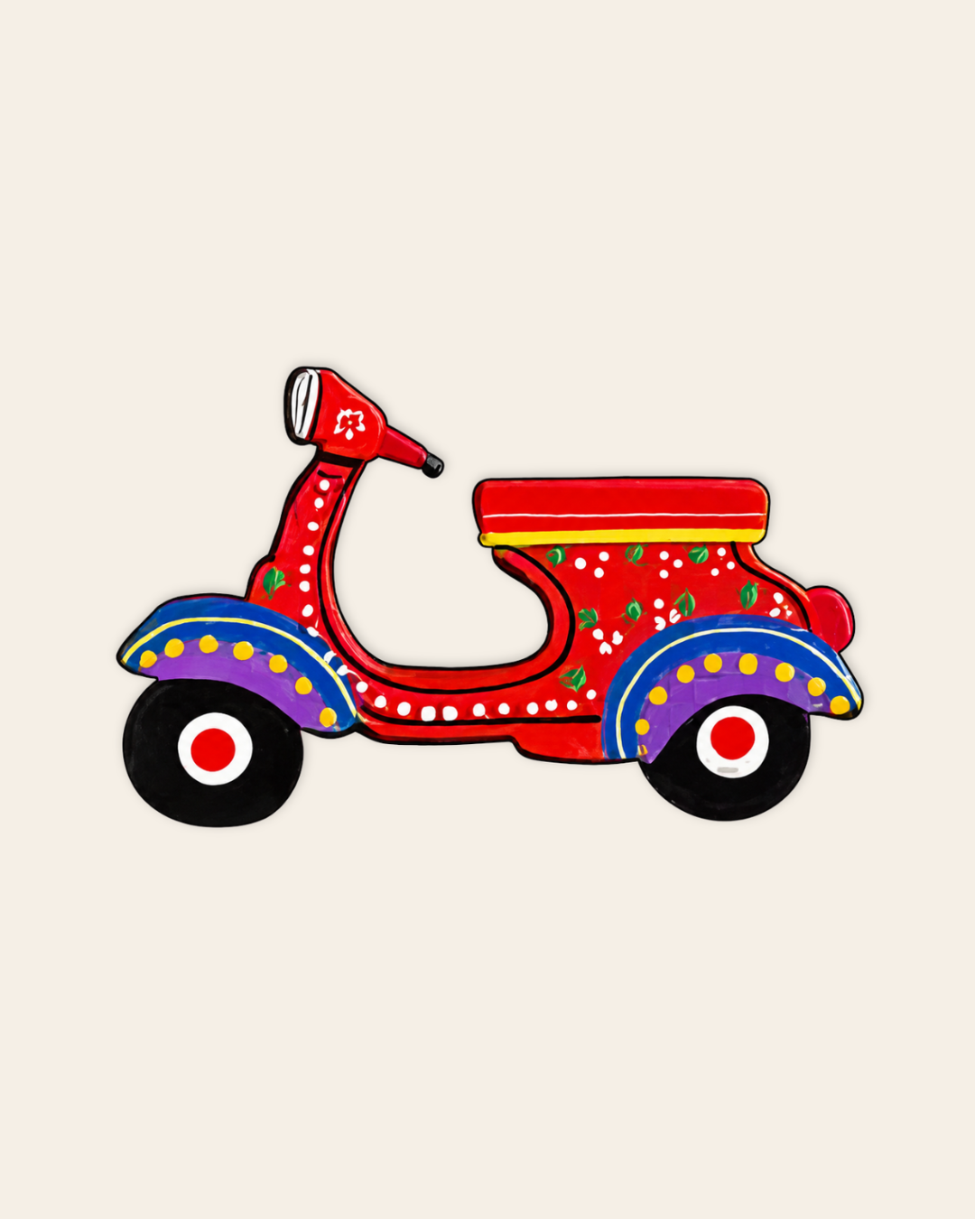 Mini Magnet Scooter - Red