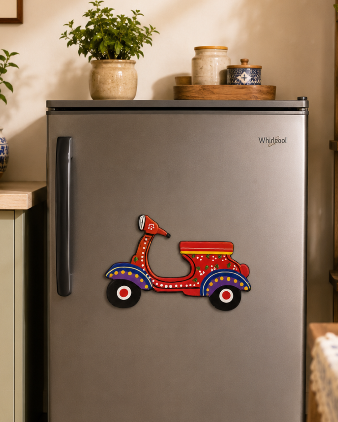 Mini Magnet Scooter - Red