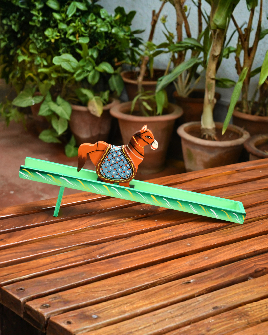 Walking Toy - Horse & Base orange