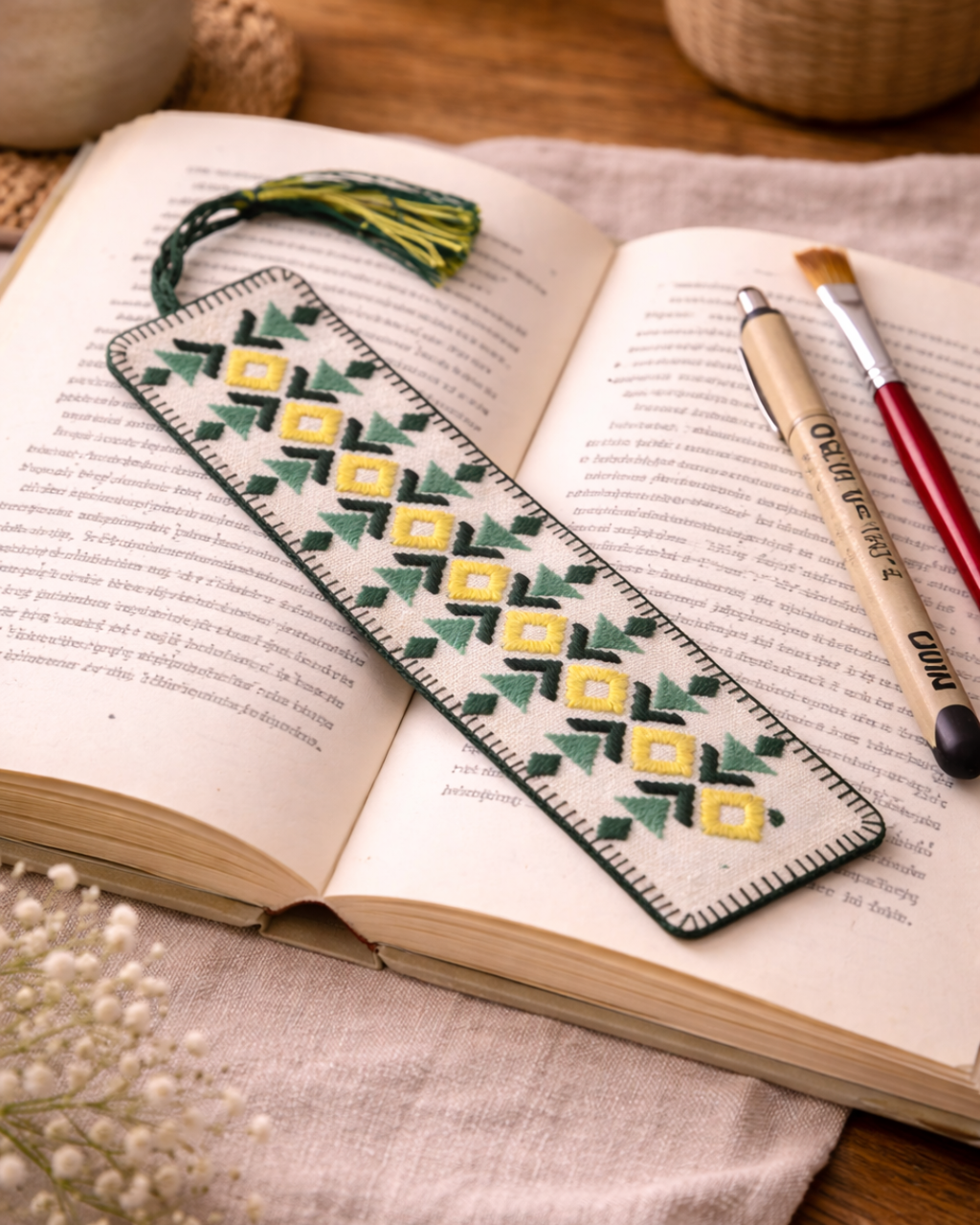 Crochet Bookmark Phoolkari