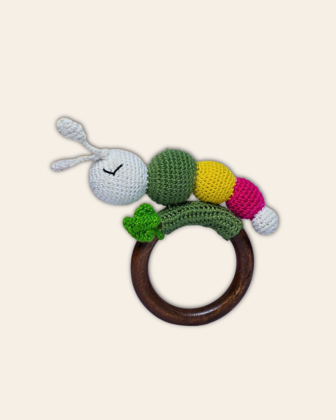 Crochet Caterpillar Rattle