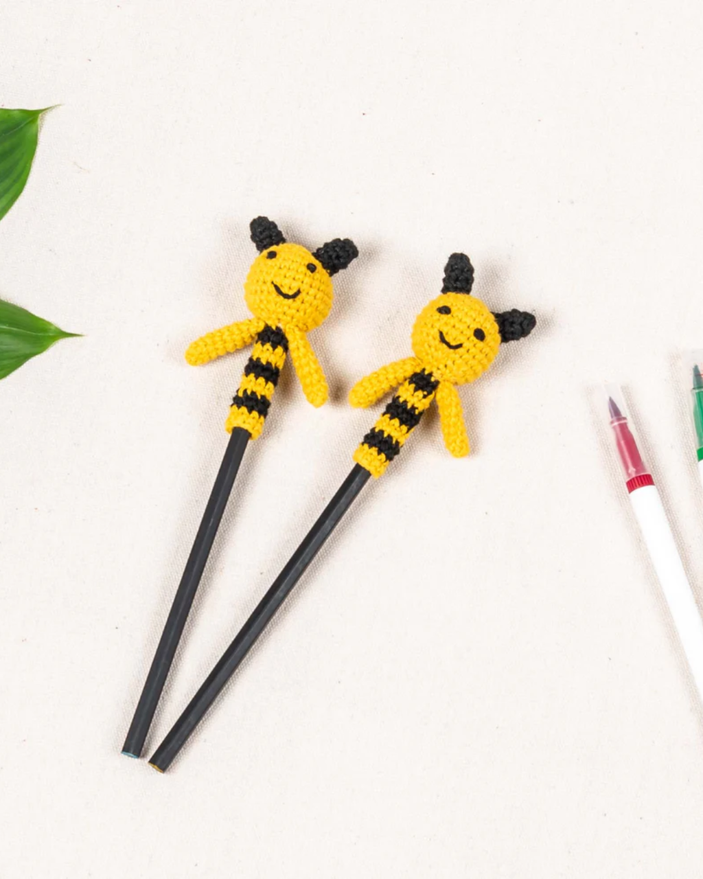 Crochet Pencil Top - Bee