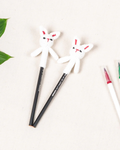 Crochet Pencil Top - Bunnies