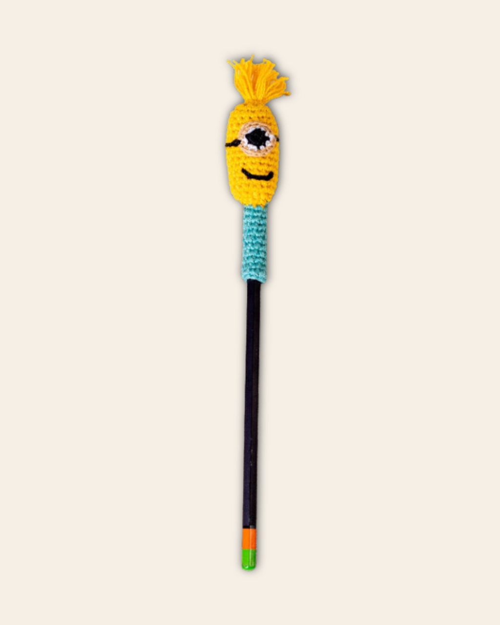 CROCHET PENCIL TOP - Minion