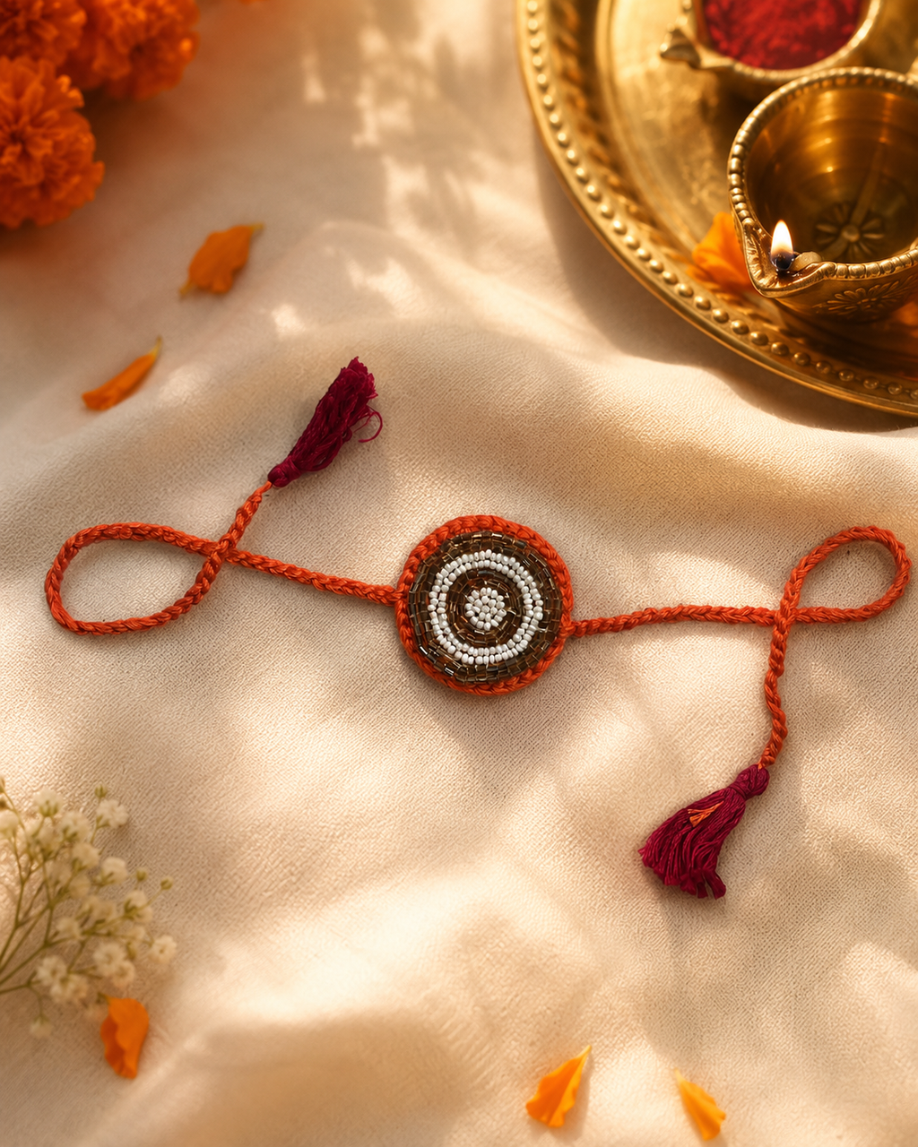 Pearl & Beads Rakhi