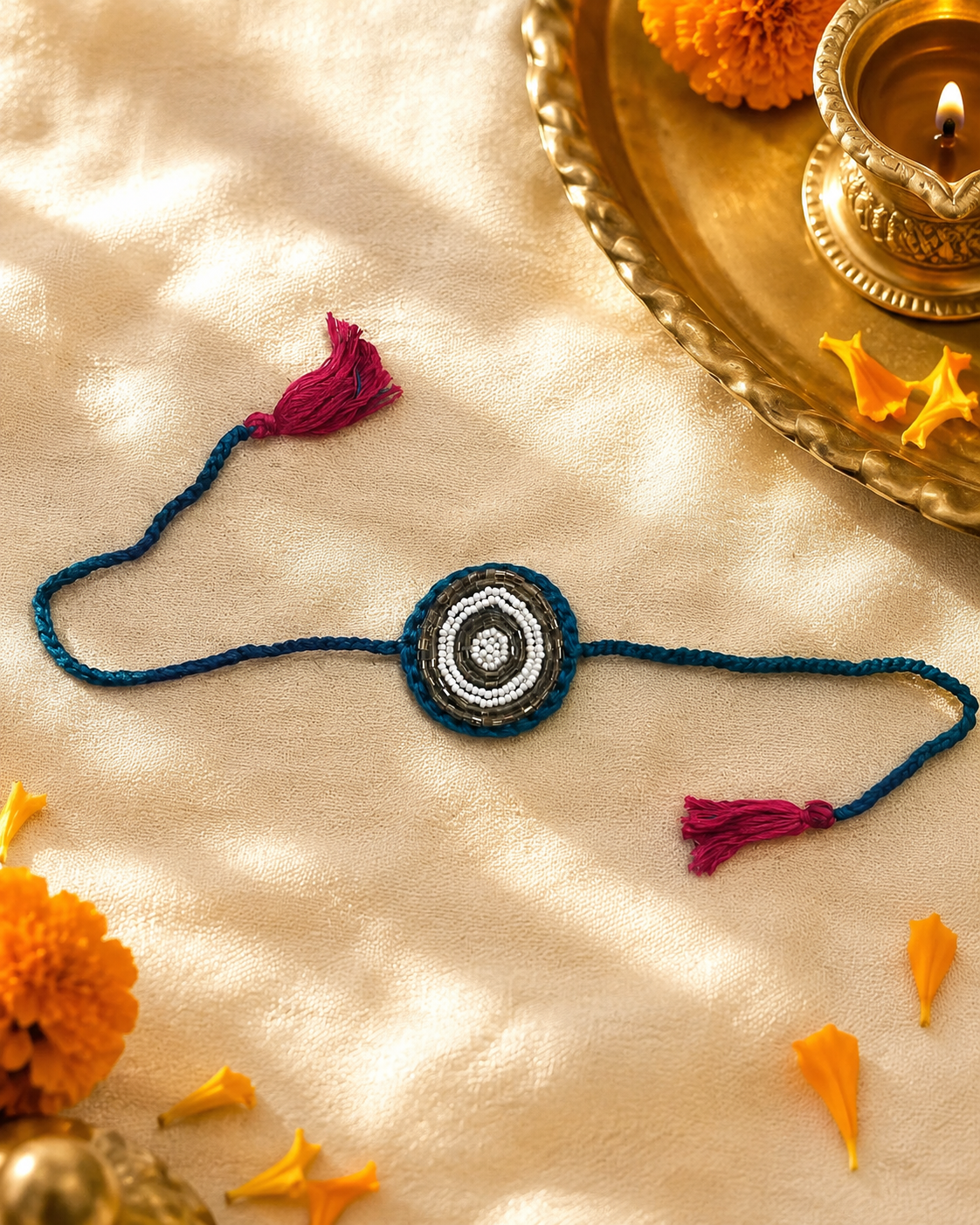 Pearl & Beads Rakhi