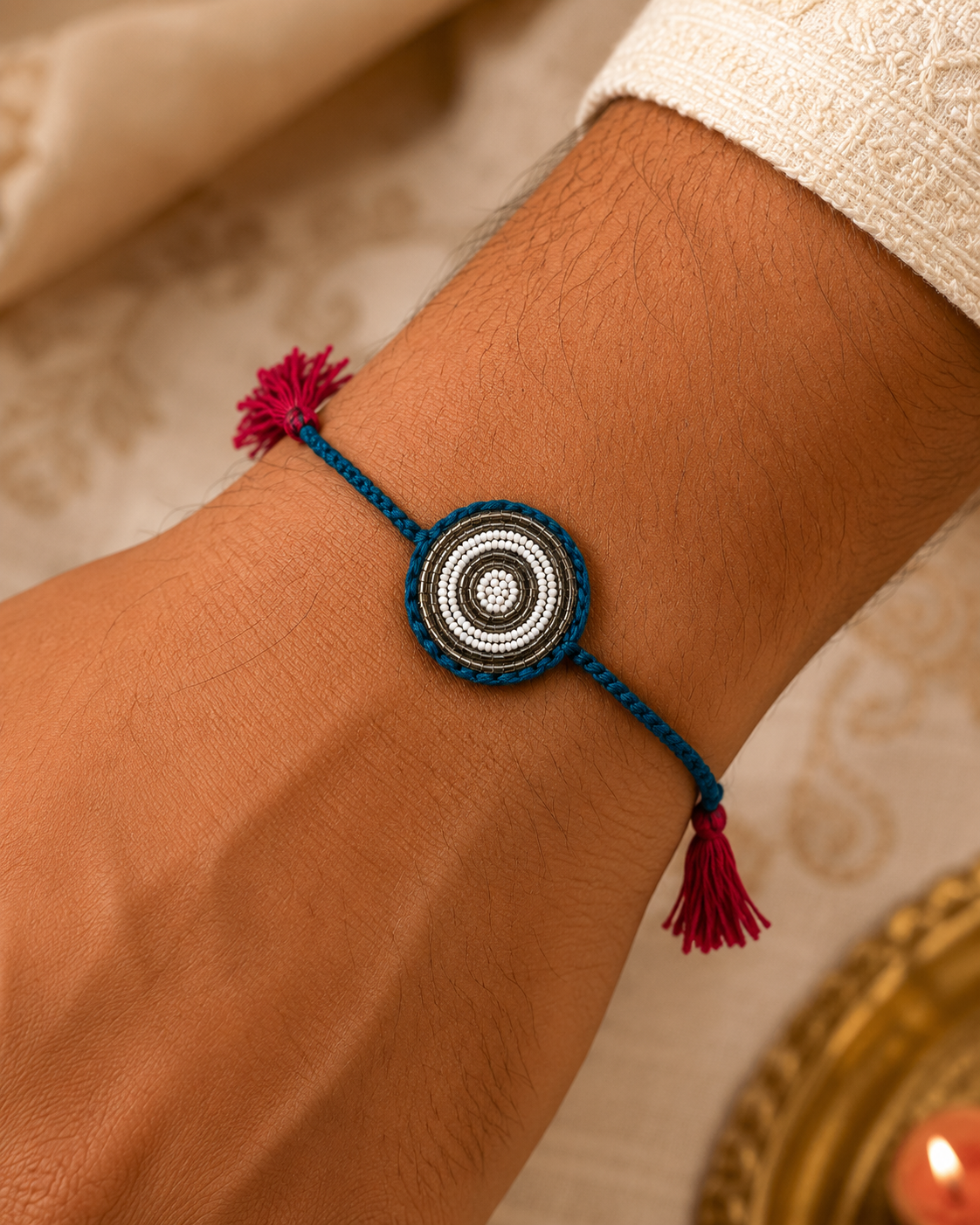 Pearl & Beads Rakhi