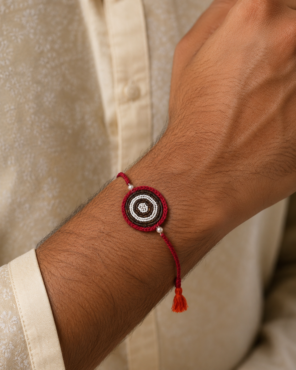 Pearl & Beads Rakhi
