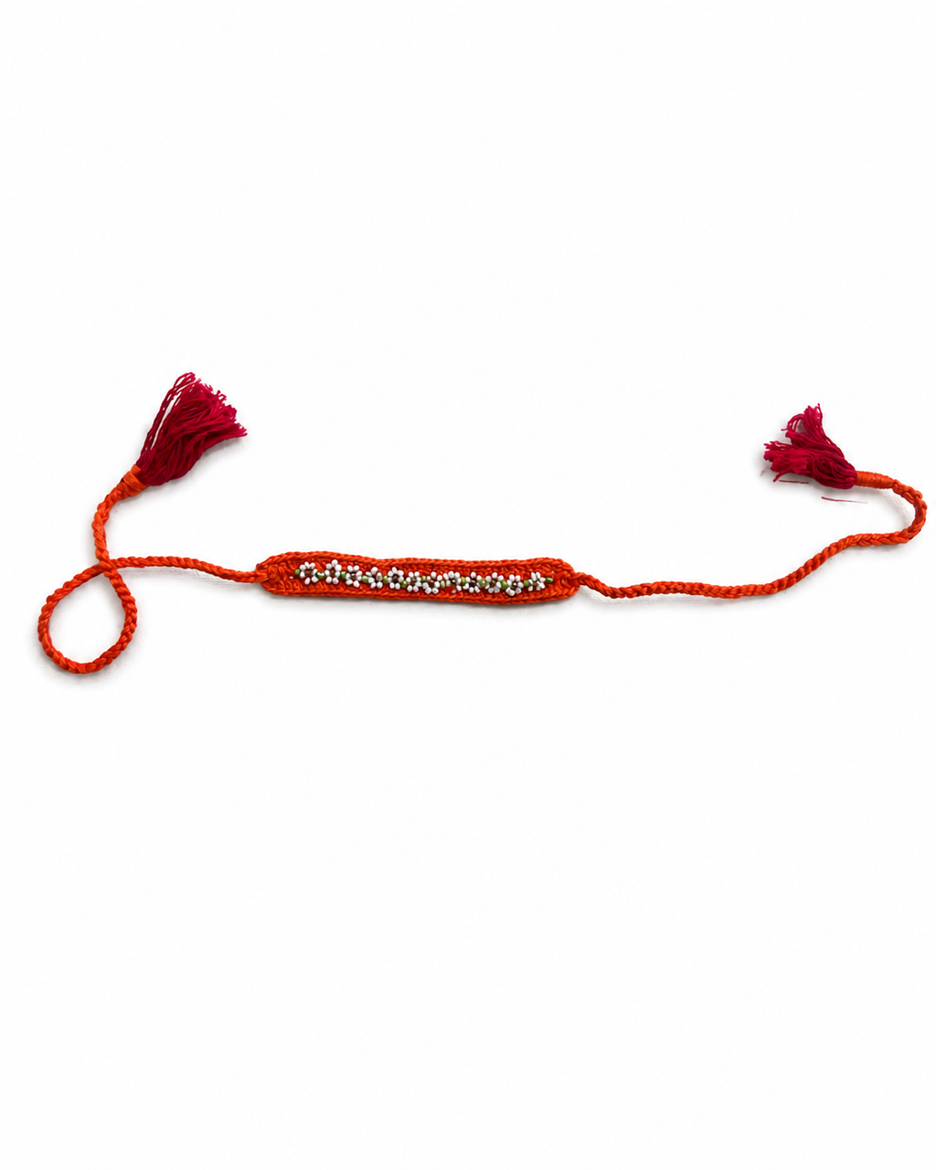 Floral Beads Rakhi
