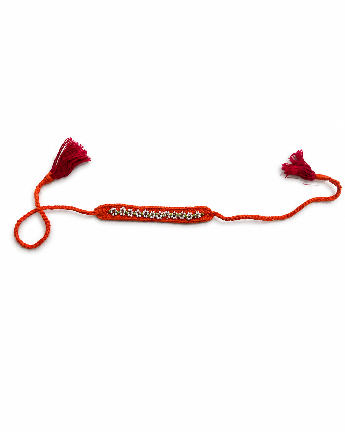 Floral Beads Rakhi