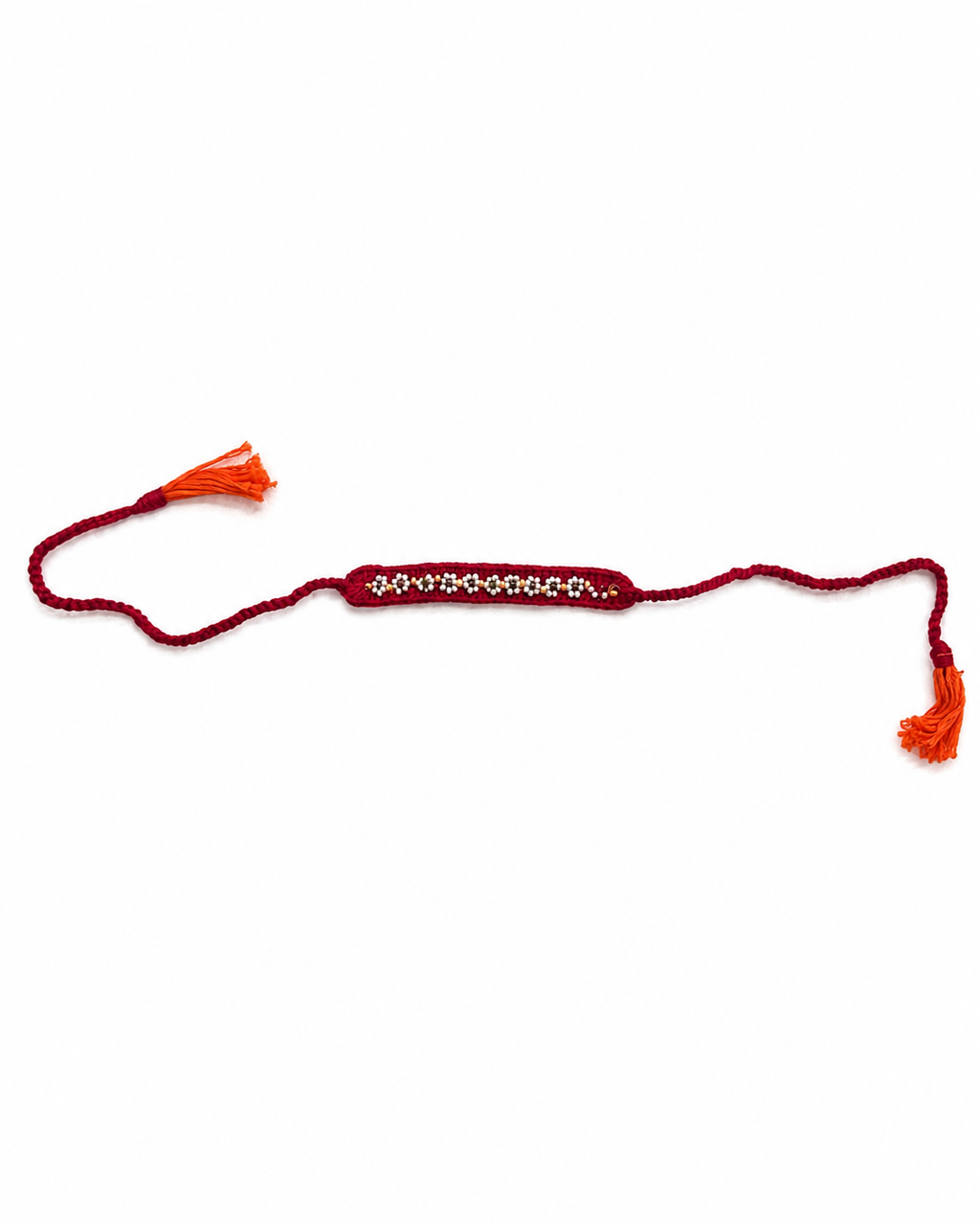 Floral Beads Rakhi