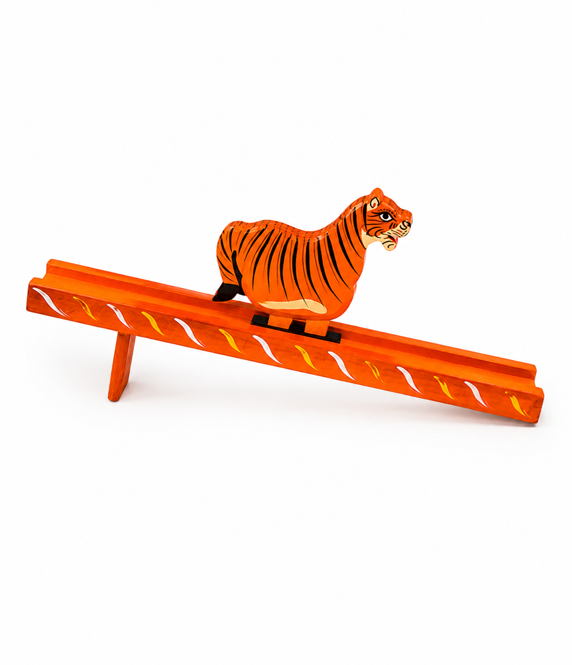Walking Toy - Tiger & Base orange