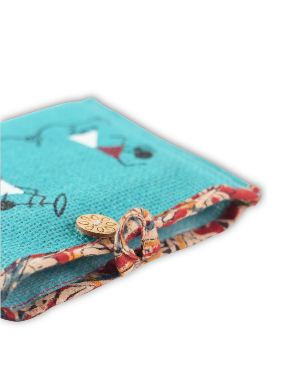 Coloured Jute Coasters with pouch