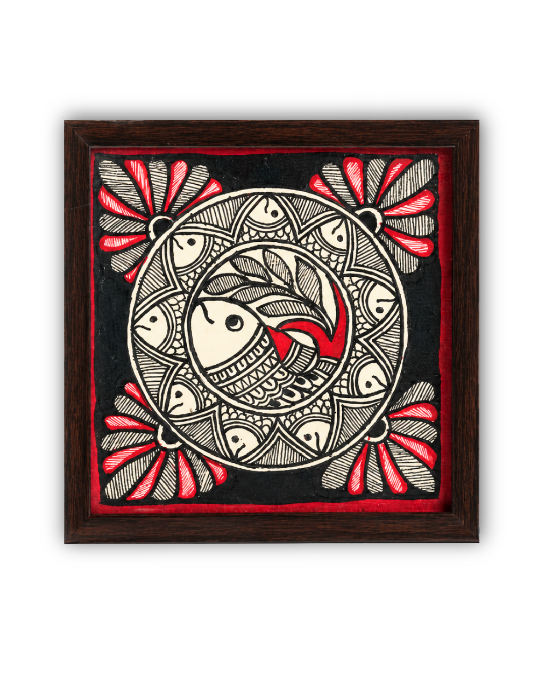 Madhubani  Trivet Fish