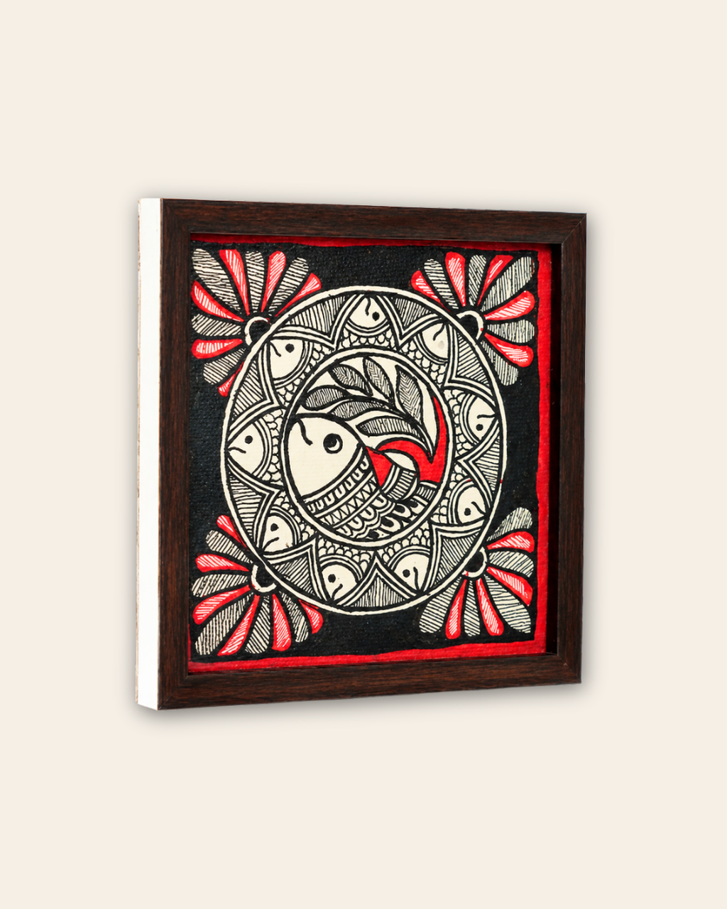 Madhubani  Trivet Fish