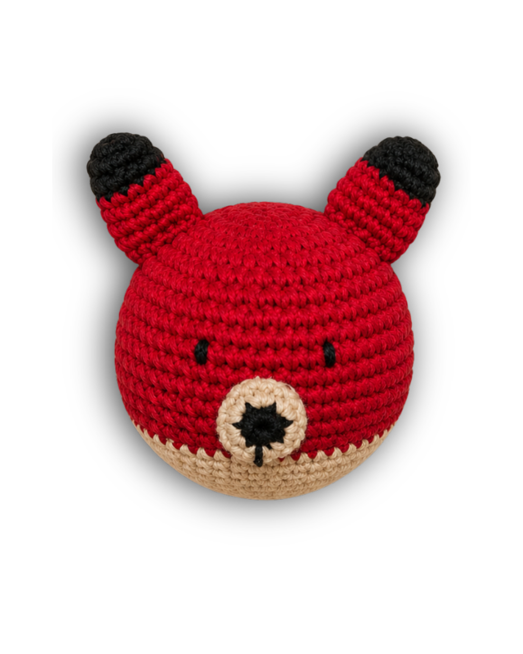Crochet Fox Stress Ball- Red