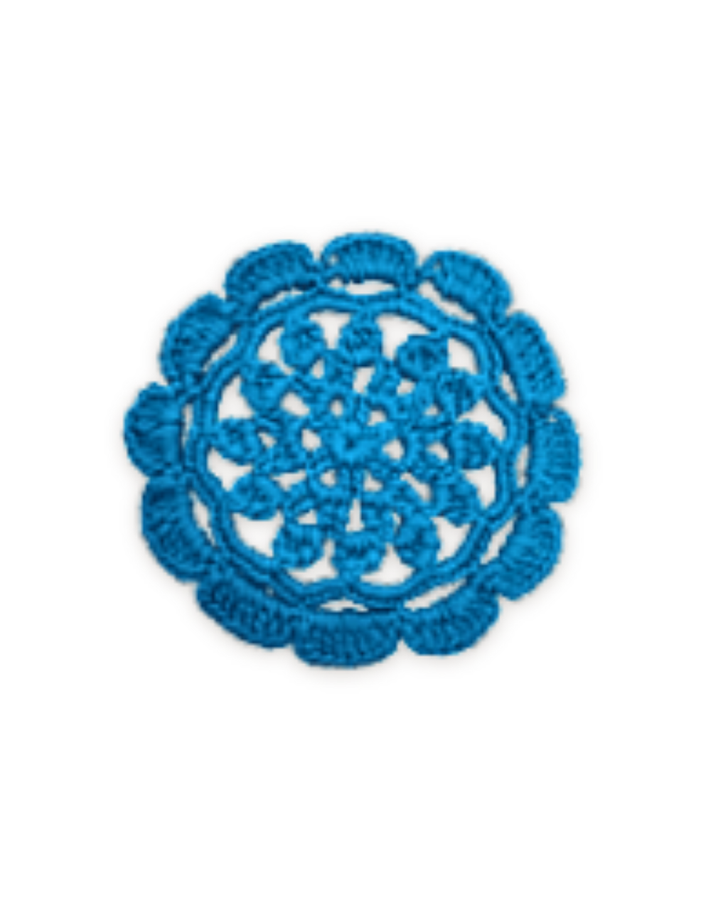 Mandala Coaster Teal Blue