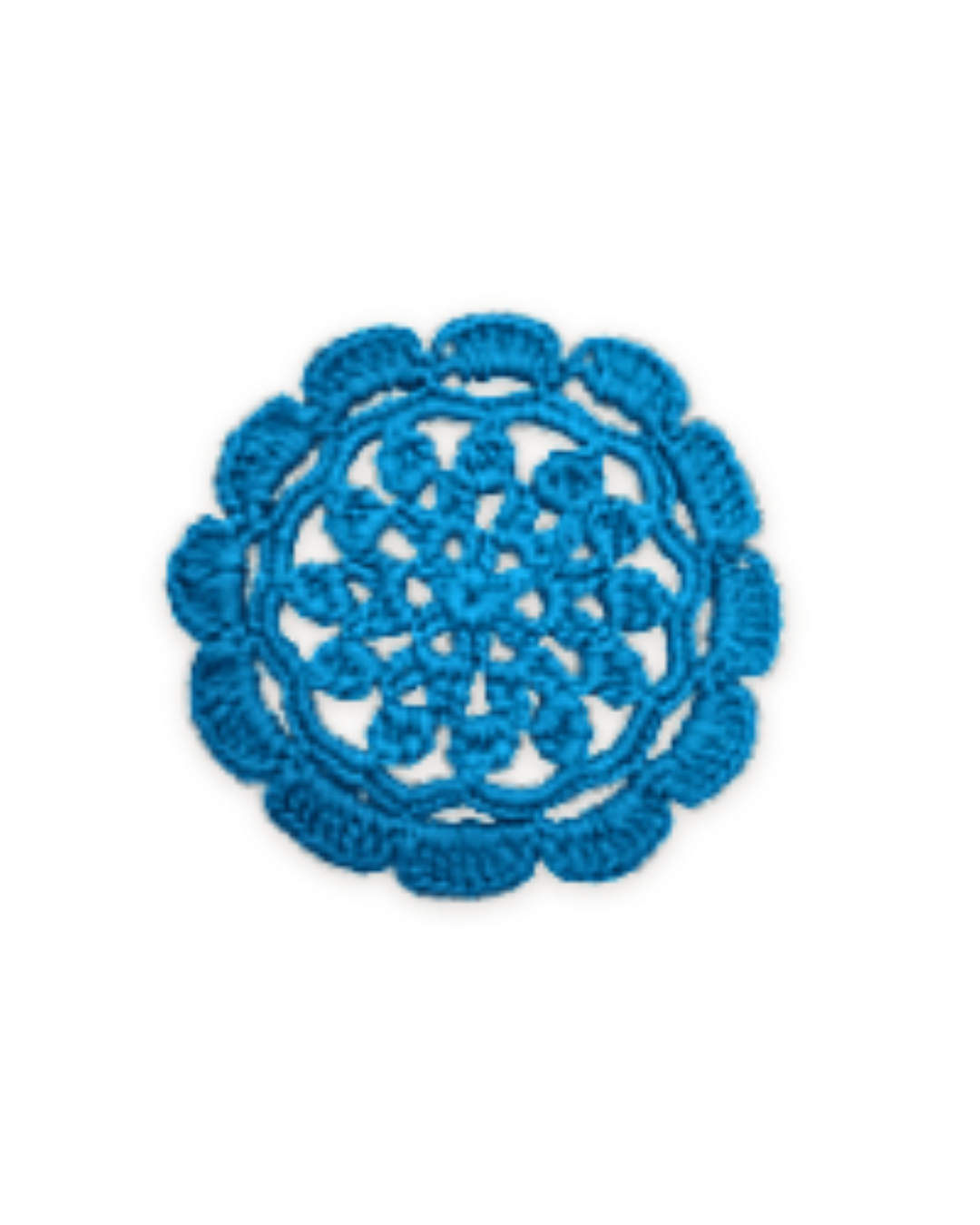 Mandala Coaster Teal Blue