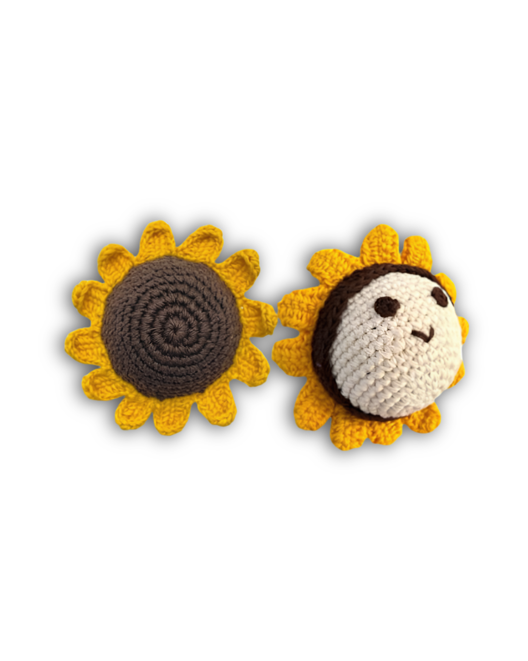 Handmade Crochet Ladybug Baby Rattle