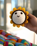 Handmade Crochet Ladybug Baby Rattle