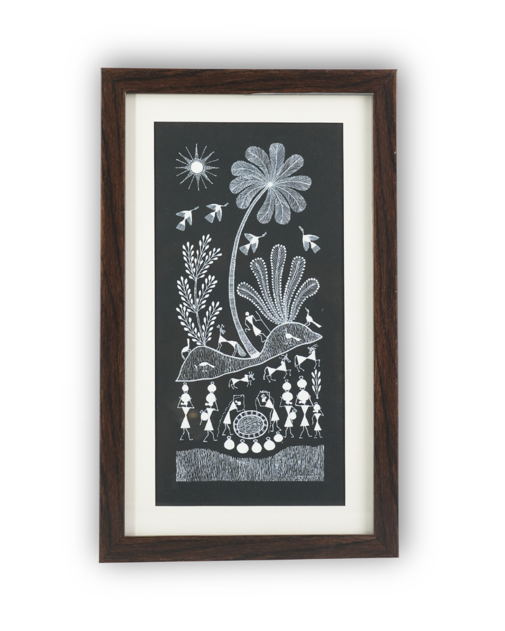 Warli Painting Framed