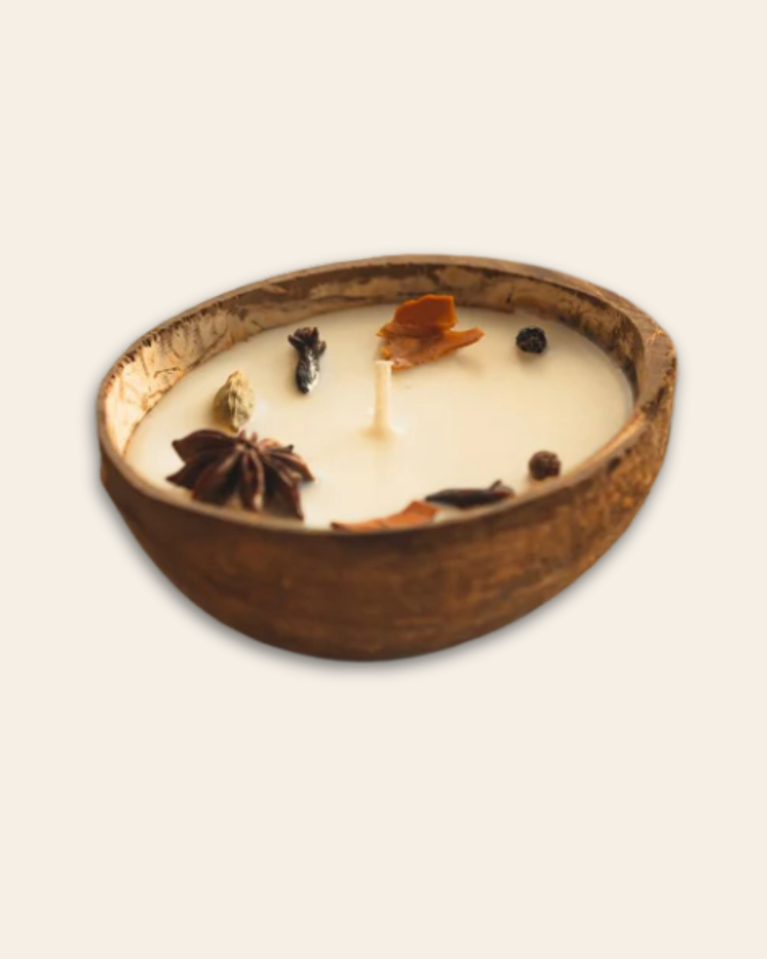 Thenga Coconut Shell Diwali Spice Candle/Diya