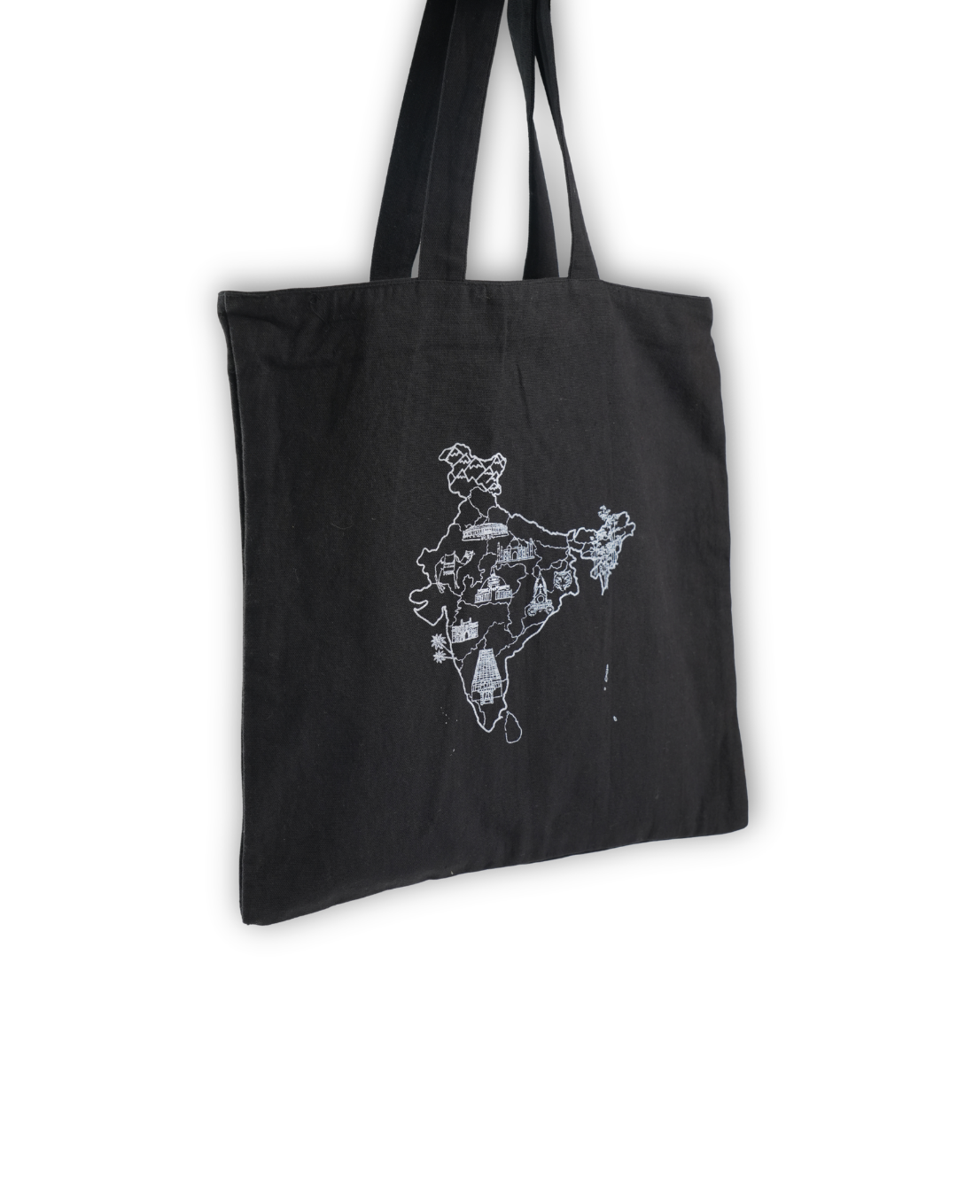 Warli Map Tote Bag