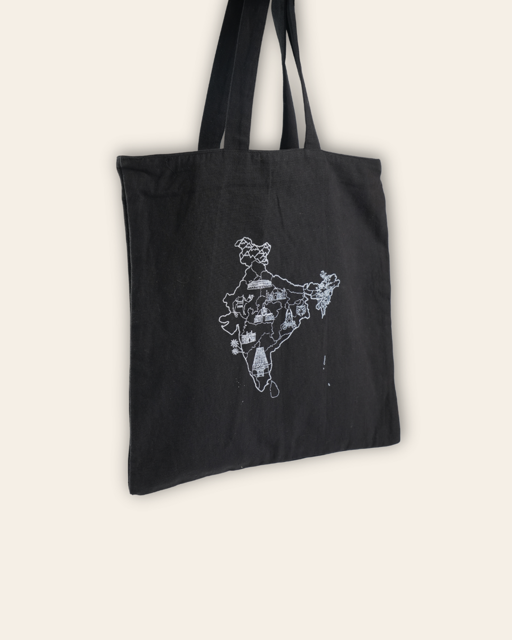 Warli Map Tote Bag