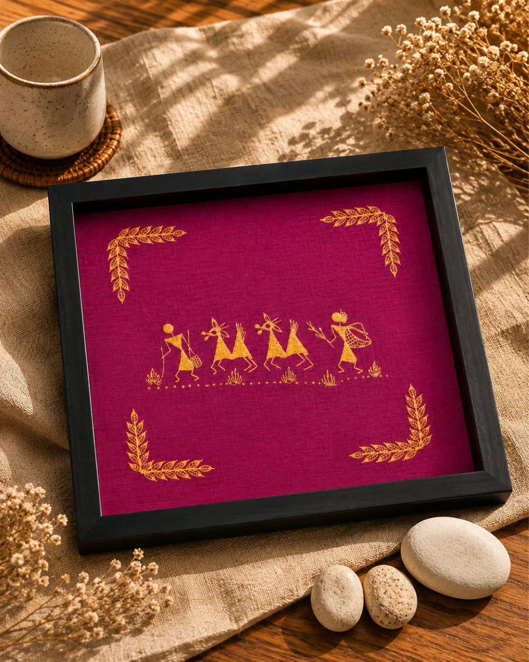 Warli Tray Big